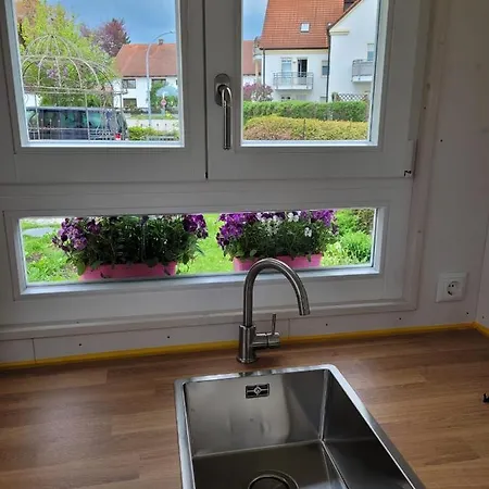 Haus Mit Stilvoller Ferienwohnung Und Tiny House Nahe Ammersee Fuer 2-6 Personen Geltendorf Extérieur photo
